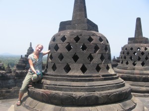 Im inneren befindet sich ein Budda.